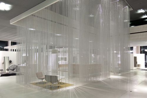 Séparateur d'espace en métal - RAINY CEILING - KriskaDECOR - suspendu