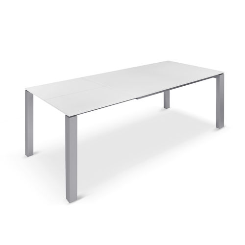 Table à manger contemporaine - P2384/E ACCESS - Ronald Schmitt Design - en verre / en aluminium / en céramique