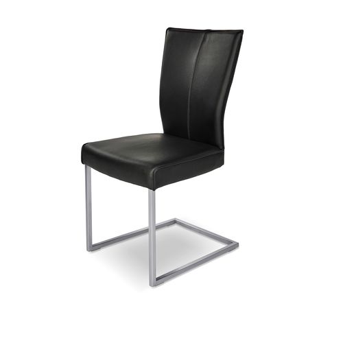 Chaise contemporaine - RST175 SIENA  - Ronald Schmitt Design - d'intérieur / en tissu / en cuir