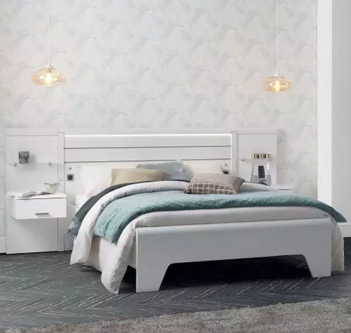 Lit double - MULTY - Meubles Célio - contemporain / avec tête de lit / avec tables de chevet