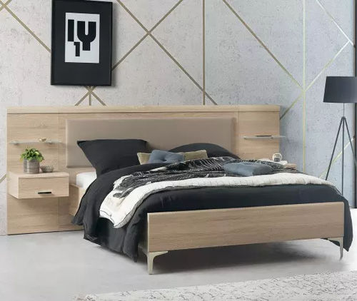 Lit double - MULTY - Meubles Célio - contemporain / avec tête de lit / avec tables de chevet