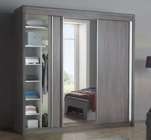 Armoire contemporaine - MULTY - Meubles Célio - en mélaminé / à portes coulissantes / à tiroir