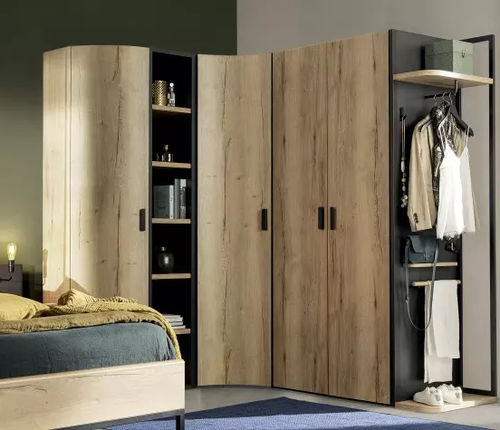 Armoire modulable - EIFFEL - Meubles Célio - contemporaine / en mélaminé / à portes battantes