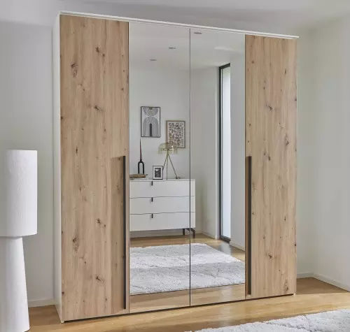 Armoire contemporaine - OPALE - Meubles Célio - en aluminium / en mélaminé / à portes pliantes