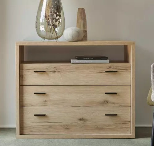 Commode contemporaine - FOREST - Meubles Célio - en mélaminé / avec rangement / 3 tiroirs