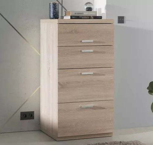 Chiffonnier contemporain - MULTY - Meubles Célio - en mélaminé / blanc