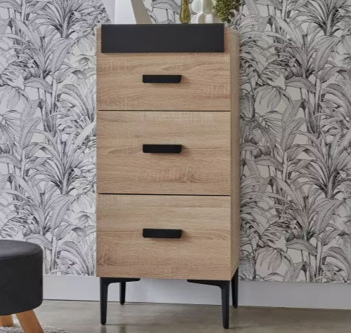 Chiffonnier contemporain - FIRST - Meubles Célio - en métal / en mélaminé
