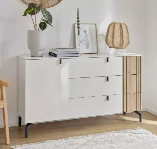 Commode contemporaine - OPALE - Meubles Célio - en mélaminé / avec rangement / 3 tiroirs