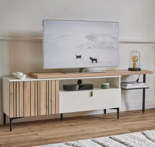 Meuble TV contemporain - TOPAZE - Meubles Célio - avec tiroirs / avec rangement intégré / avec étagères