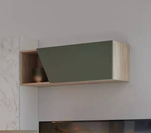 Étagère murale - OBLIK - Meubles Célio - contemporaine / en mélaminé / blanche