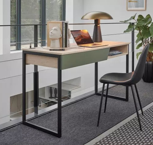 Bureau sur pied - OBLIK - Meubles Célio - contemporain / en mélaminé / droit