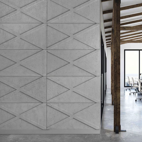 Panneau pour agencement intérieur - GEO 01 - Loft Design System - en béton / aspect béton