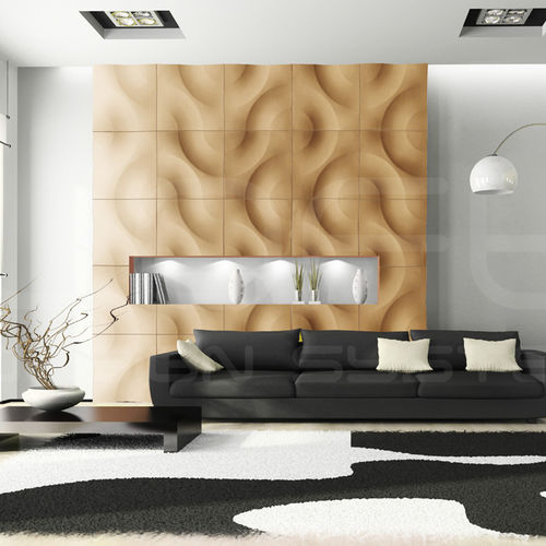 Panneau décoratif mural - CURVES 01 - Loft Design System - en composite / texturé / à effet dimensionnel