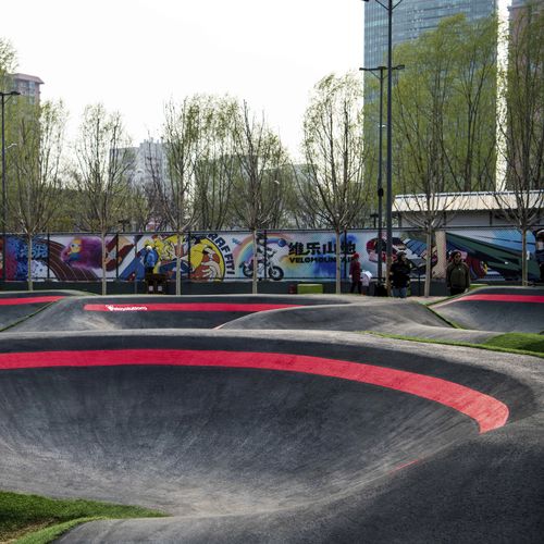 Pumptrack pour bikeparks - DAYUECHENG, BJ - World Skate Parks - pour skatepark / en bitume