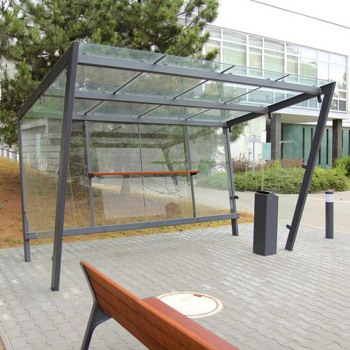 Abri fumeurs - EDGE - mmcité street furniture