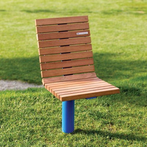 Fauteuil urbain contemporain - VLTAU - mmcité street furniture - en bois / en fonte d'aluminium / pour espace public