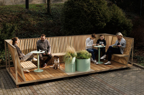 Parklet modulable - PLATFORM - mmcité street furniture