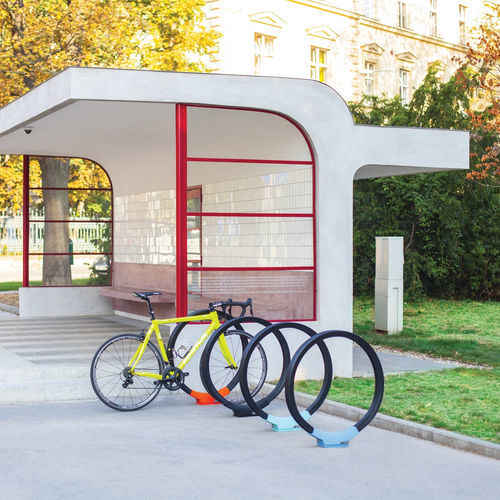 Range-vélo au sol - GOMEZ - mmcité street furniture - pour espace public / en acier galvanisé / aluminium