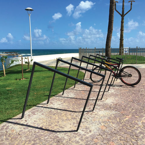 Range-vélo au sol - EDGETYRE - mmcité street furniture - pour espace public / en acier galvanisé / en caoutchouc