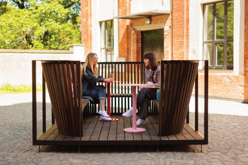 Parklet modulable - PLATFORM KUPÉ - mmcité street furniture