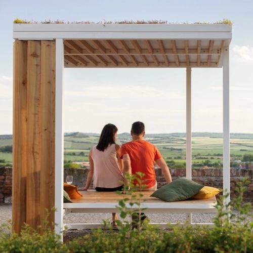 Abri pour espace public - CUBY - mmcité street furniture