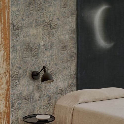 Papier peint contemporain - Canto - Wall&Deco - en vinyle / à motif / aspect tissu