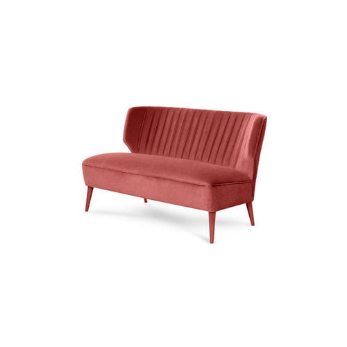 Canapé Art Déco - Lipstick  - MUNNA - en tissu / en cuir / sans accoudoirs