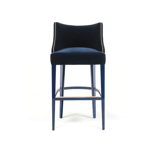 Chaise de bar contemporaine - Becomes Me - MUNNA - d'intérieur / en tissu / en cuir