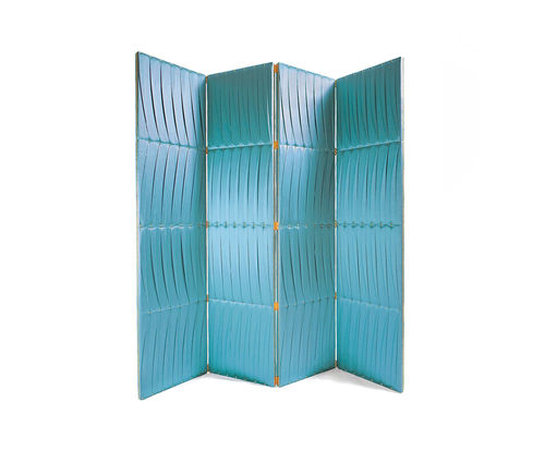 Paravent contemporain - Hide & Seek - MUNNA - en bois massif / en contreplaqué / en satin