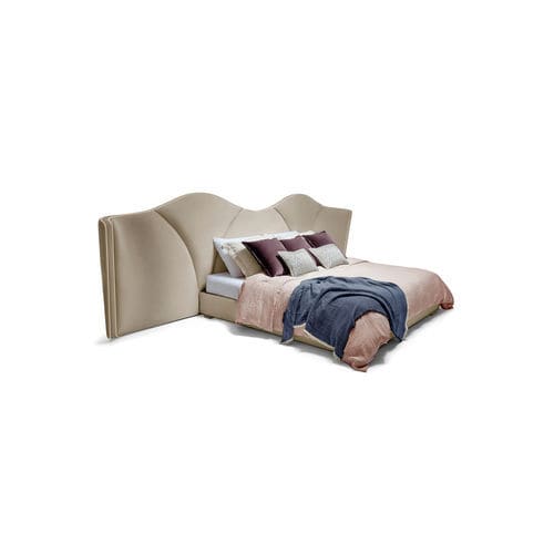 Lit double - Josephine L 200 - MUNNA - Art Déco / tapissé / avec tête de lit