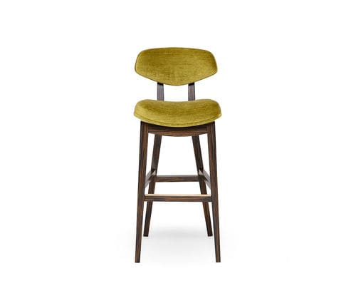 Chaise de bar contemporaine - Coleman - MUNNA - d'intérieur / en tissu / en cuir