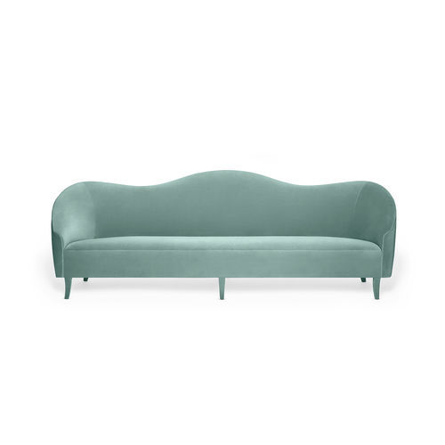 Canapé de style - Rosie 280 - MUNNA - en tissu / vert / en bois massif