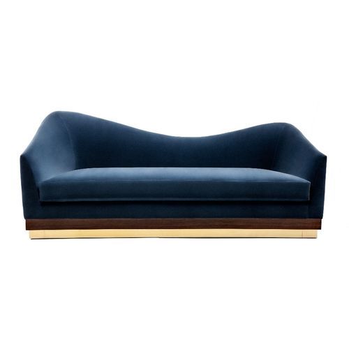 Canapé contemporain - Hughes - MUNNA - en tissu / en cuir / avec accoudoirs