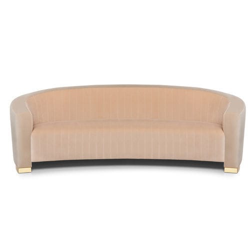 Canapé contemporain - Louise 240 - MUNNA - en tissu / en cuir / avec accoudoirs