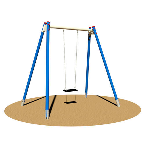 Balançoire en métal - JENNY  - Dimo Group Srl - en caoutchouc / en polyéthylène / pour parc de jeux