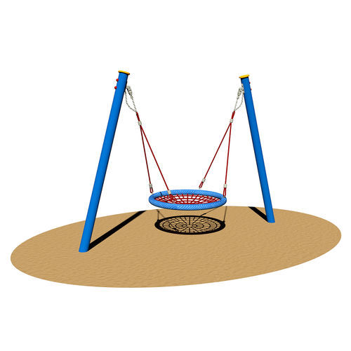 Balançoire en métal - LUNA  - Dimo Group Srl - en polyéthylène / pour parc de jeux / simple