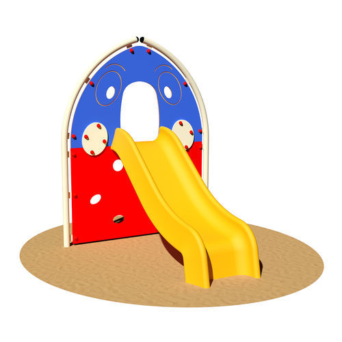 Toboggan droit - LOL   - Dimo Group Srl - pour aire de jeux / en polyéthylène / en HDPE