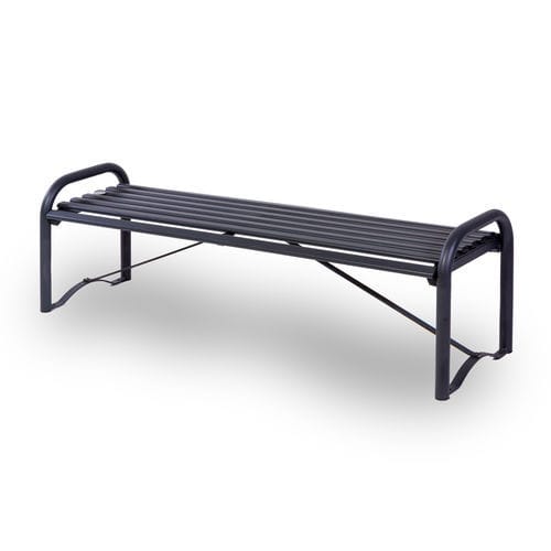Banc public contemporain - IDOLA       - Dimo Group Srl - en acier galvanisé / sans dossier / avec accoudoirs