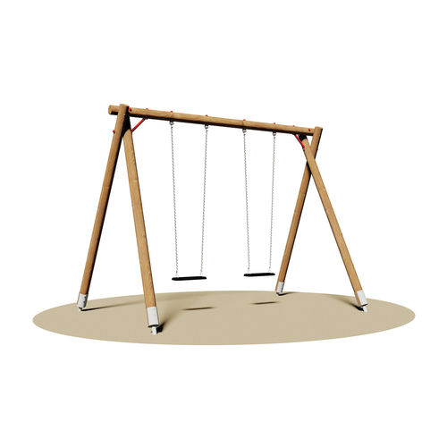 Balançoire pour parc de jeux - CALIFORNIA  - Dimo Group Srl - en acier galvanisé / en profilé aluminium / en bois