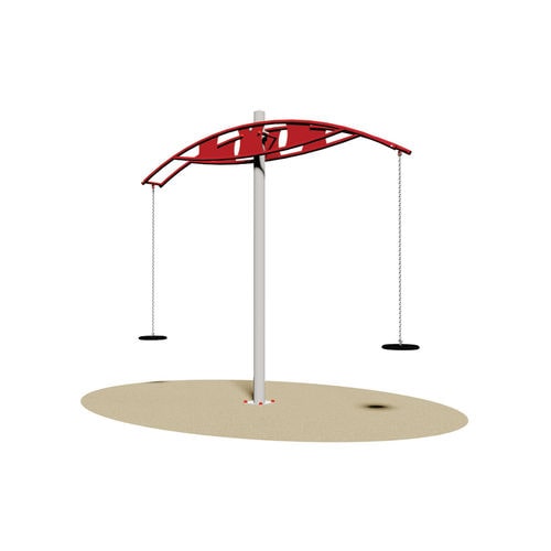 Balançoire en métal - NORMAN - Dimo Group Srl - pour parc de jeux / double