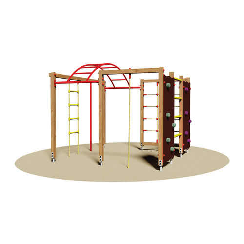 Grimpeur pour aire de jeux - EVEREST - Dimo Group Srl - en bois / en contreplaqué / en corde