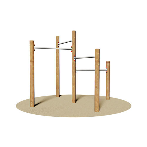Barre de traction multiple - GIFFORD - Dimo Group Srl - en acier galvanisé / en bois / d'extérieur