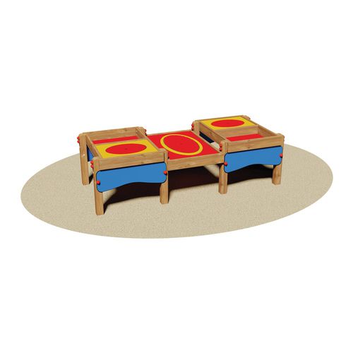 Table de jeu pour enfant d'extérieur - WORK - Dimo Group Srl - contemporain / professionnel / en bois