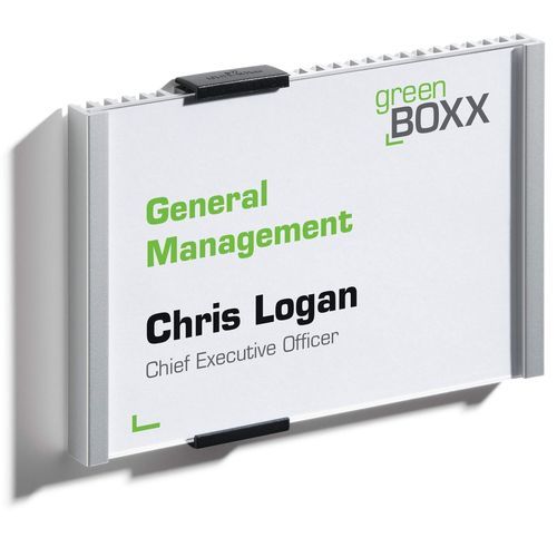Plaque signalétique pour porte - 4801 - DURABLE - murale / en plastique / en aluminium
