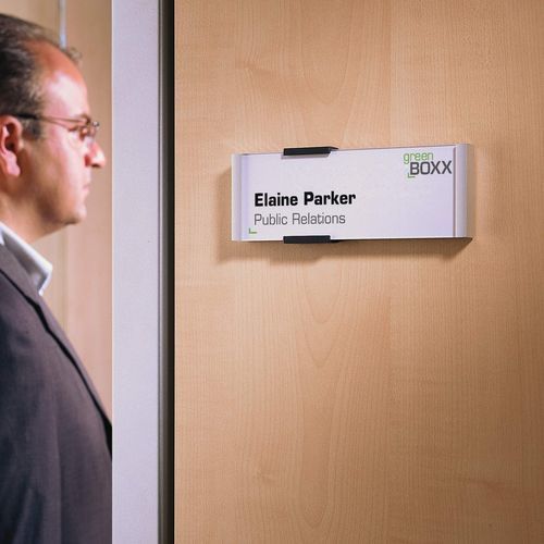 Plaque signalétique pour porte - 4800 - DURABLE - murale / en plastique / en aluminium