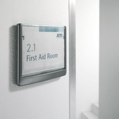 Plaque signalétique pour porte - 4862 - DURABLE - murale / en plastique / d'orientation