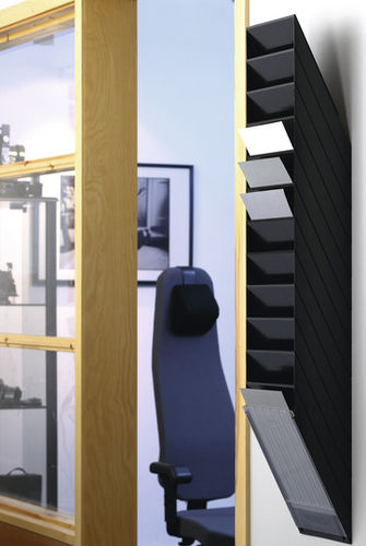 Porte-brochures mural - 1709781 series - DURABLE - en plastique / professionnel / unilatéral
