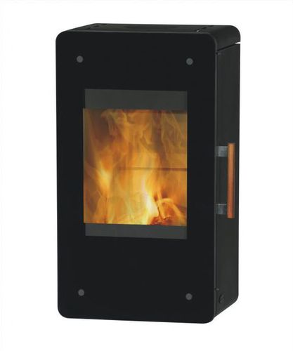 Poêle à bois - MITO - Fireplace - mural / contemporain / en acier