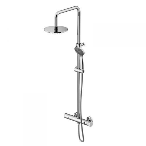 Set de douche mural - KIT/TS01 - GATTONI RUBINETTERIA - contemporain / avec douche à main / thermostatique
