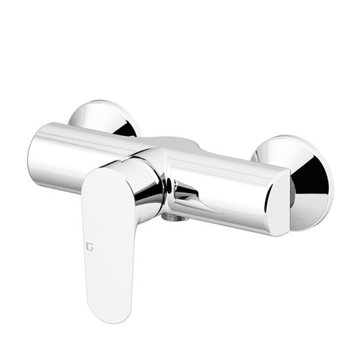 Mitigeur de douche - H2OMIX 3000: 3025 - GATTONI RUBINETTERIA - mural / en métal chromé / 1 trou